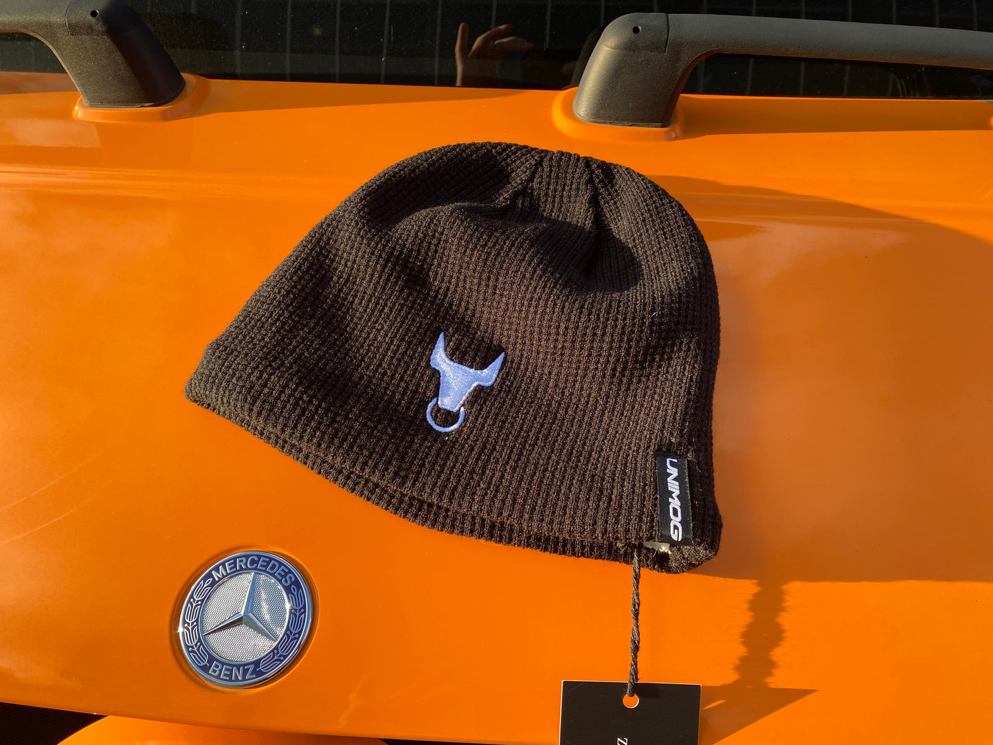 UNIMOG Fleece Beanie Schwarz