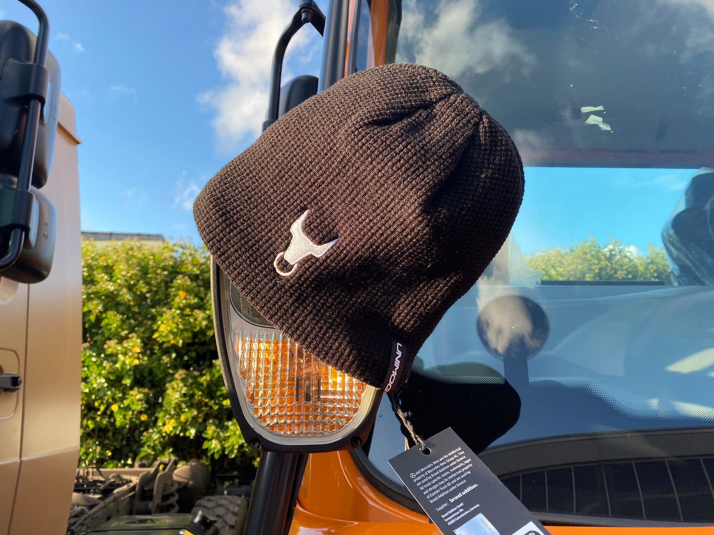 UNIMOG Fleece Beanie Schwarz