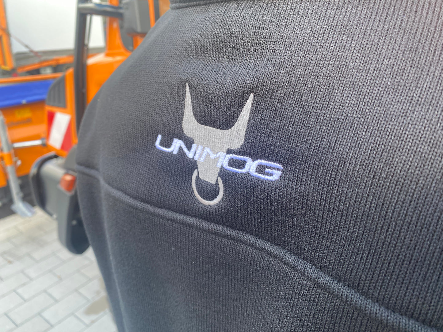 UNIMOG Gestrickte Fleecejacke