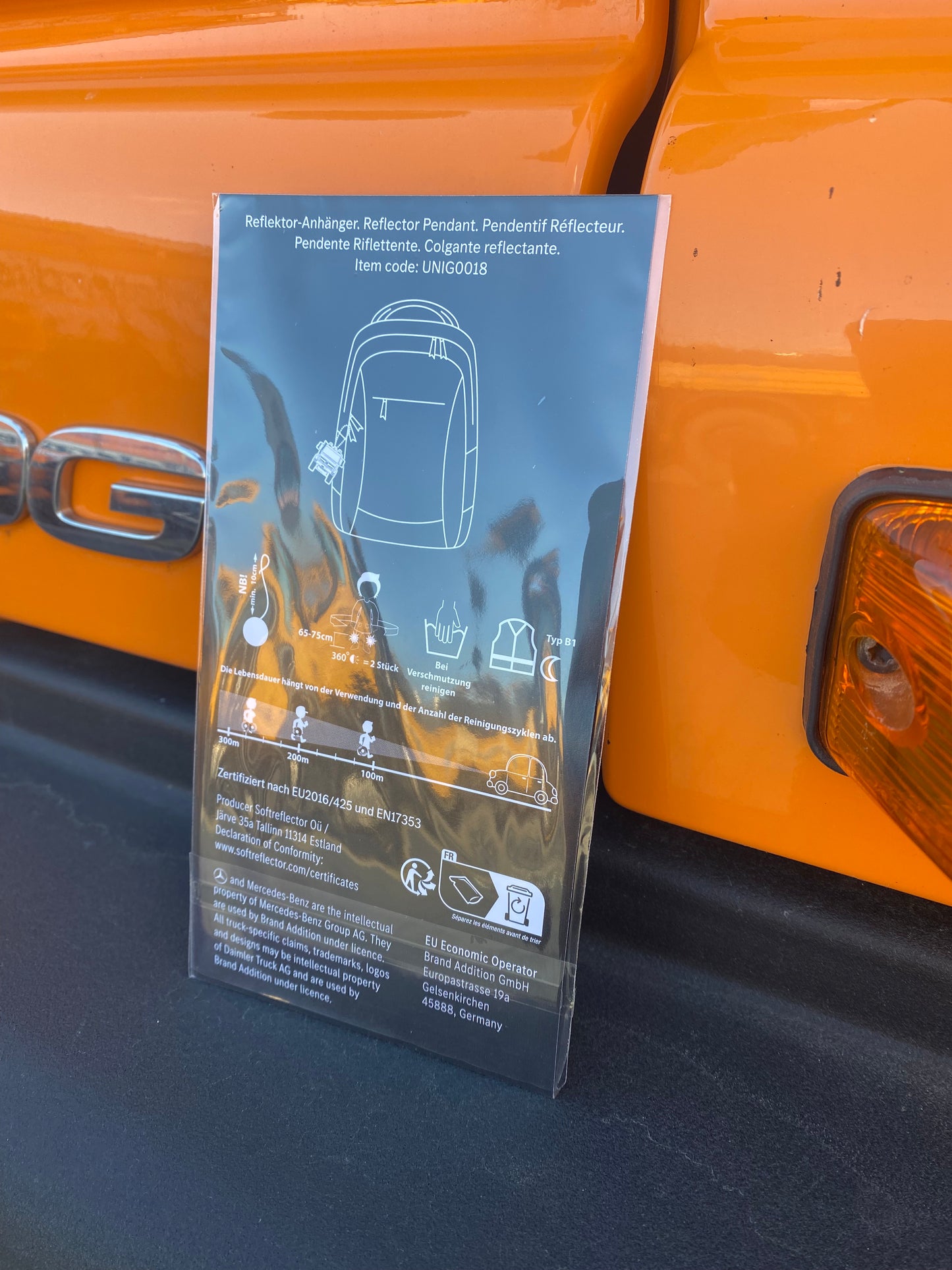 UNIMOG Reflektor Anhänger