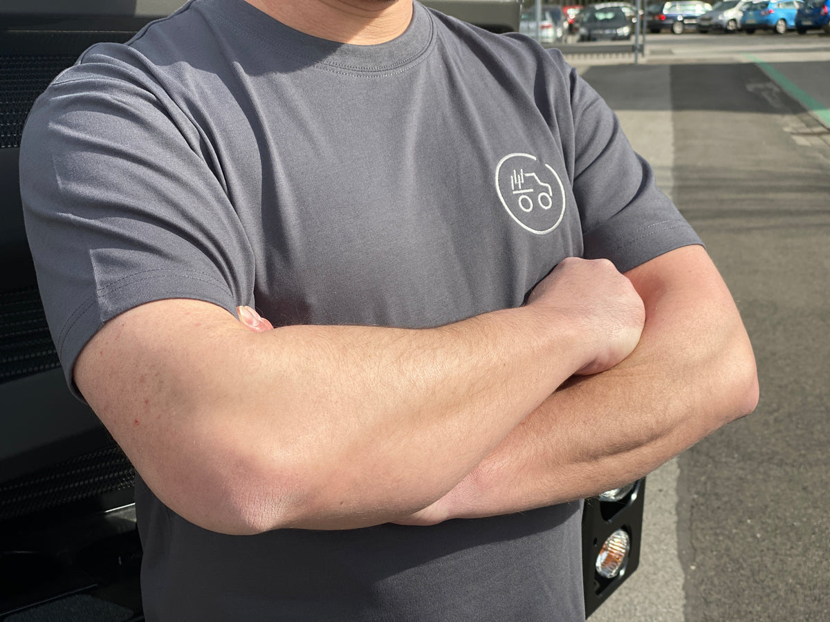 UNIMOG T-Shirt Herren RKF-Edition, koks (grau) - Unimogshop RKF, Bleses, Unimog, Shop, MB, Trac, mercedesunimog, unimog feuerwehr, unimog agrar, unimog modell, unimog kaufen, unimog wohnmobil, benz, unimog bundeswehr