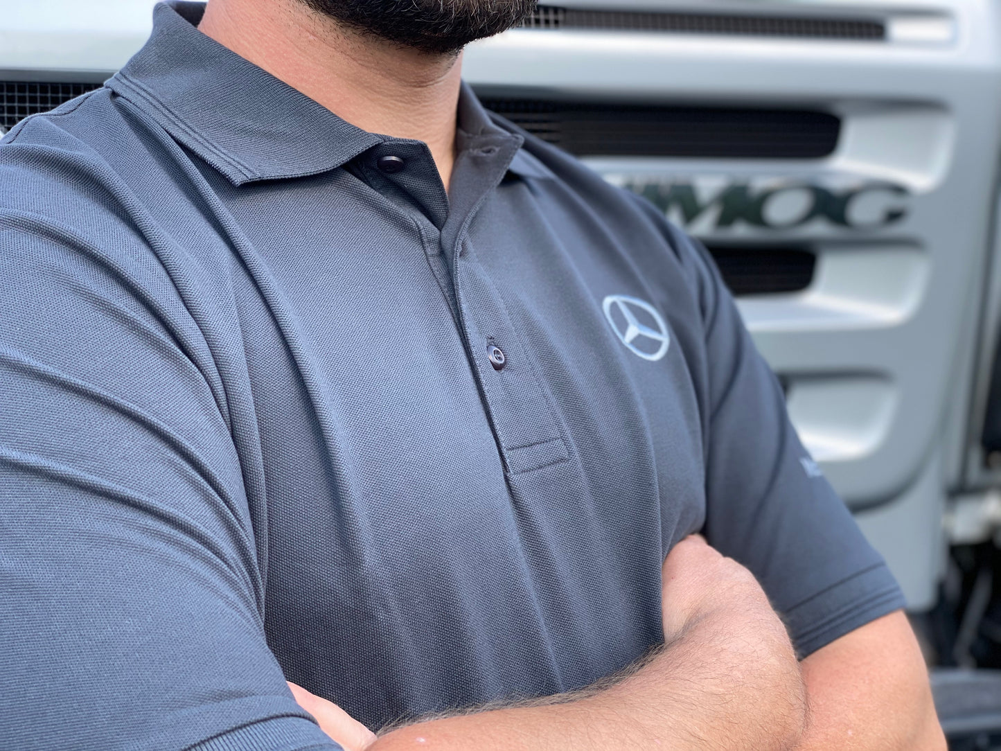 UNIMOG Poloshirt Herren, koks - Unimogshop RKF, Bleses, Unimog, Shop, MB, Trac, mercedesunimog, unimog feuerwehr, unimog agrar, unimog modell, unimog kaufen, unimog wohnmobil, benz, unimog bundeswehr