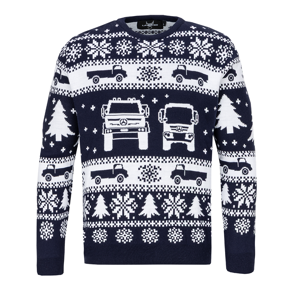 UNIMOG Festlicher Pullover