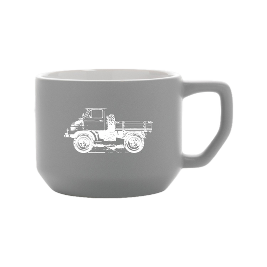 UNIMOG U411 Heritage Becher Limited Edition - Unimogshop RKF, Bleses, Unimog, Shop, MB, Trac, mercedesunimog, unimog feuerwehr, unimog agrar, unimog modell, unimog kaufen, unimog wohnmobil, benz, unimog bundeswehr